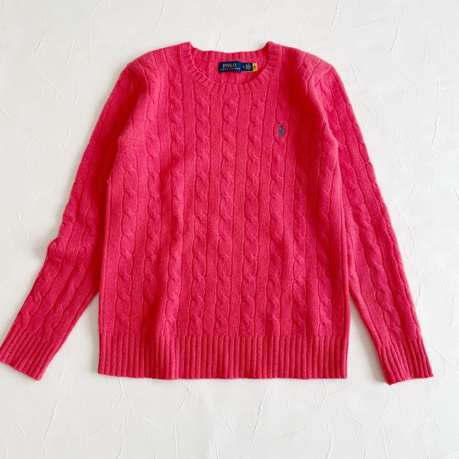 POLO RALPH LAUREN ポロ ラルフローレン カシミヤ混 ケーブル ニット