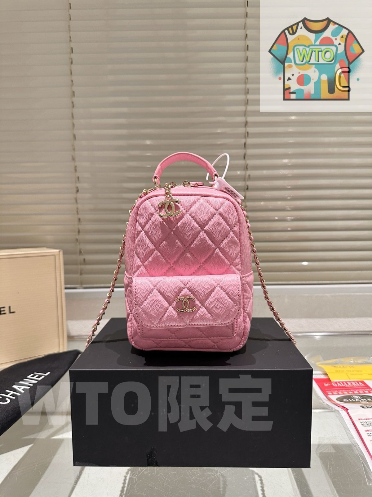 Mini ダブルショルダーバッグ-WTO輸入-DRA