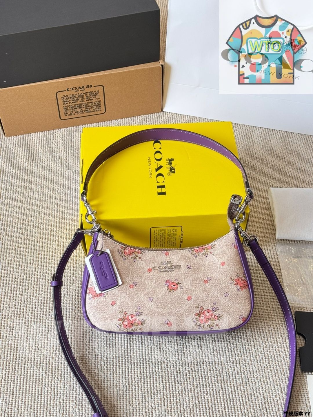 WTO通販 Coach Teri アンダーアームバッグ 大マージャンアップグレード版 -WTO輸入-YZY 47