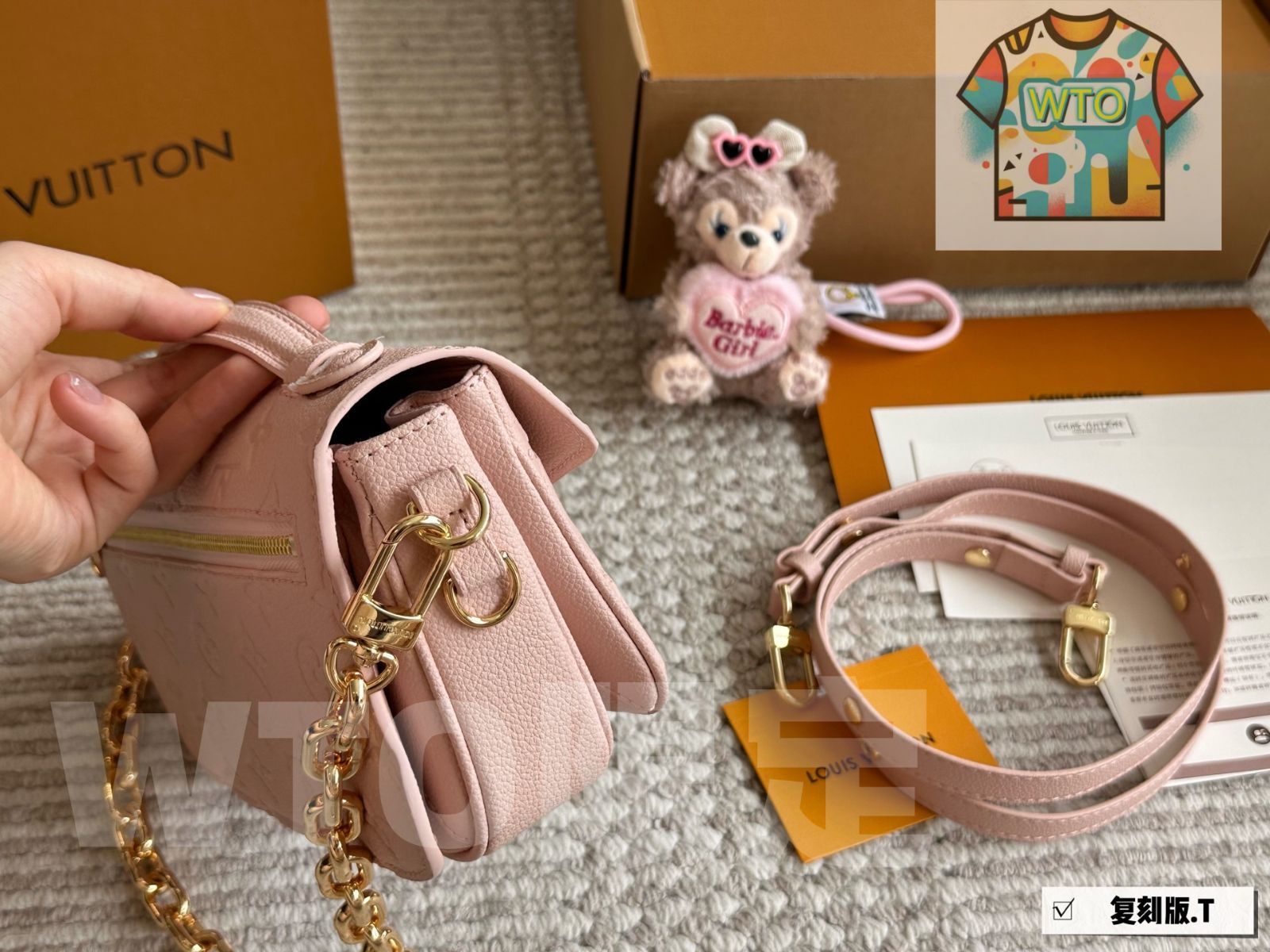 ミニメールバッグ サクラピンク