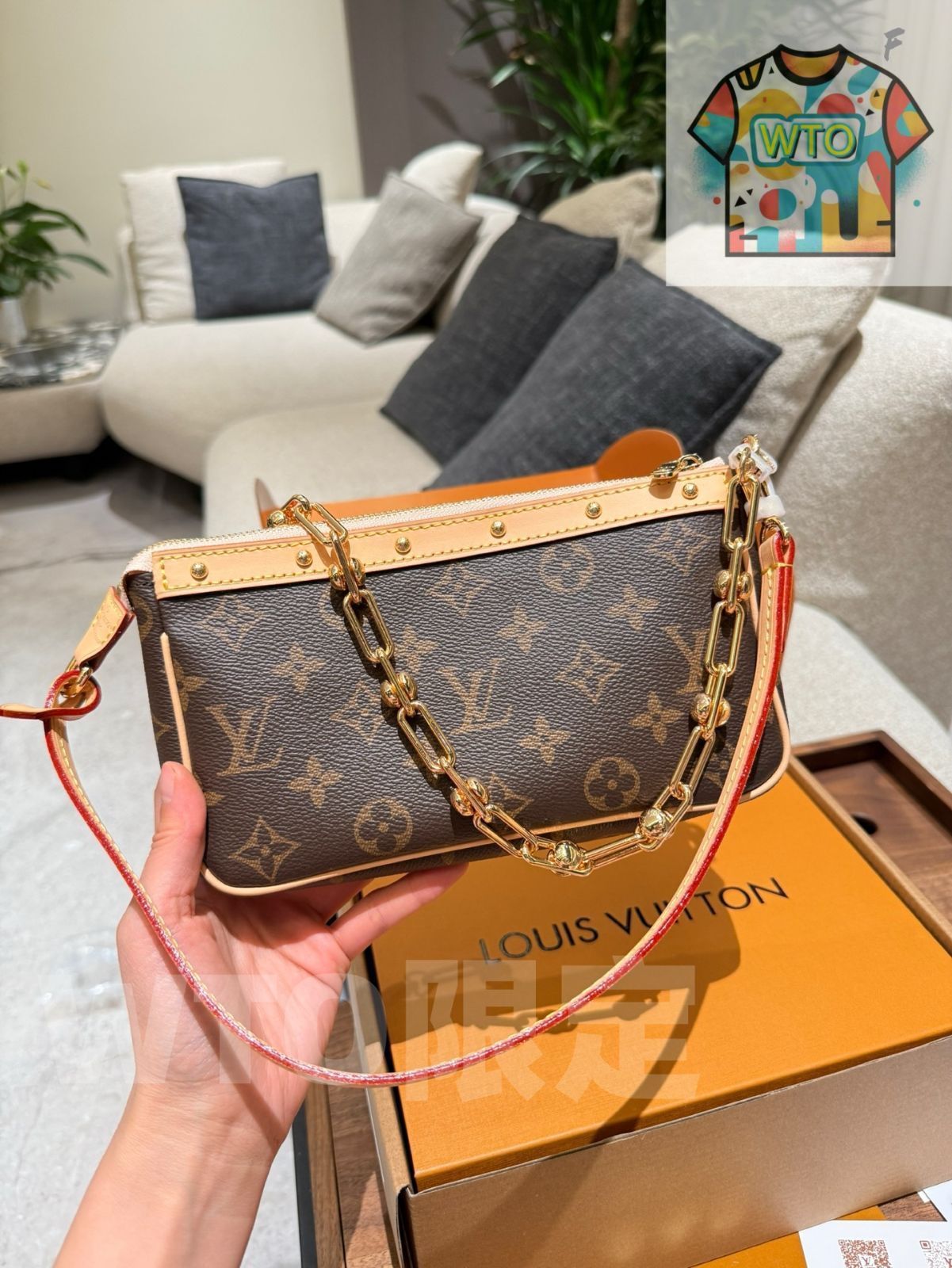 WTO通販 Takashi Murakami x Monogram マージャンバッグ 2025 Collaboration-WTO輸入-ZGW 33