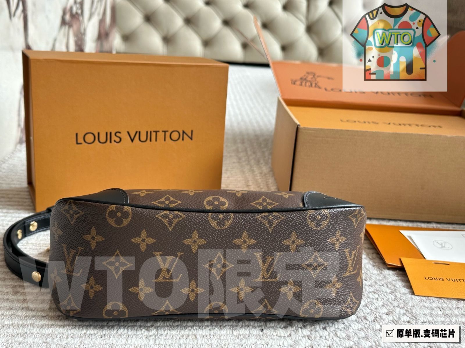  WTO通販 Louis Vuitton Monogram Half Moon Bag ハーフムーン バッグ 全鋼ハードウェア NFC 対応 -WTO輸入-ZHQ 77 トートバッグ バッグ
