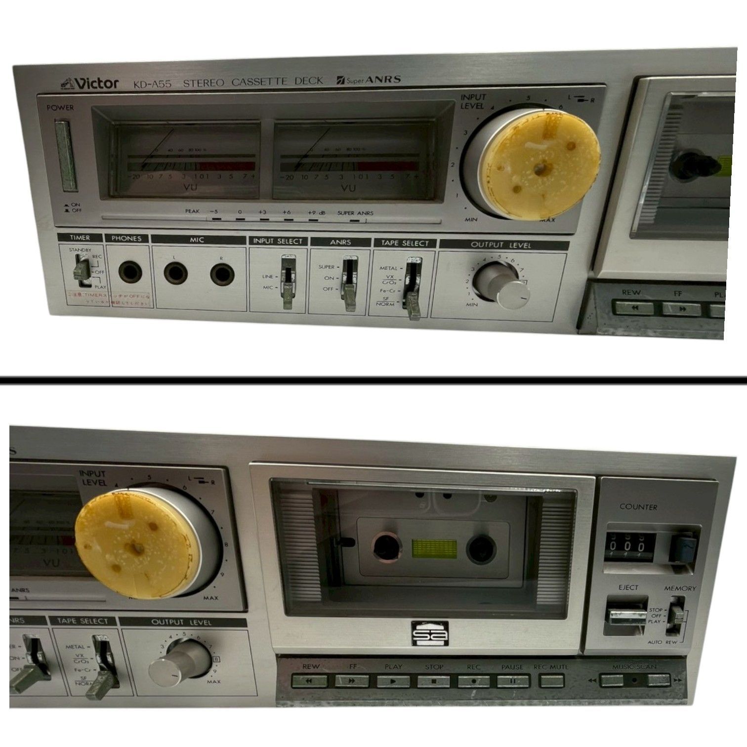 Victor KD-A55 ステレオ カセット デッキ カセット テープ ビクター