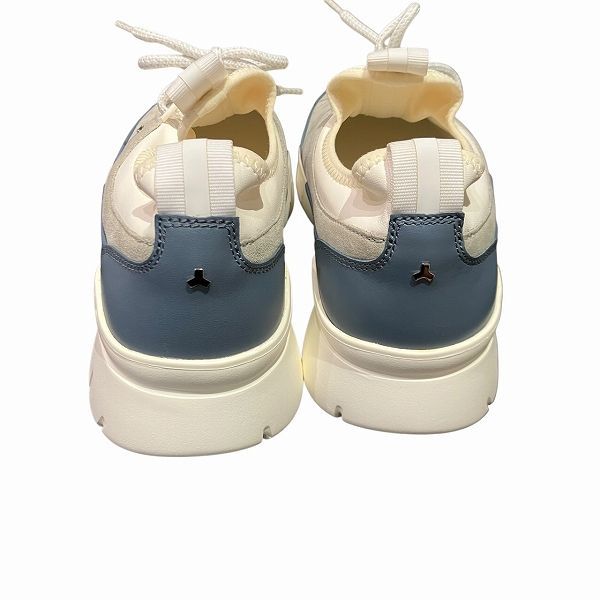 バリー BIKKI ホワイト×ブルーグレー×グレー 41E 約26.0cm サイズ スニーカー アパレル シューズ ユニセックス