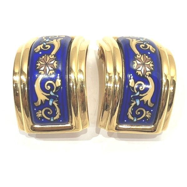 エルメス Hermes エマイユ 七宝焼き ブランド小物 イヤリング レディース