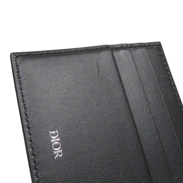 ディオール Dior オブリーク ジャガード マネークリップ 2つ折り財布