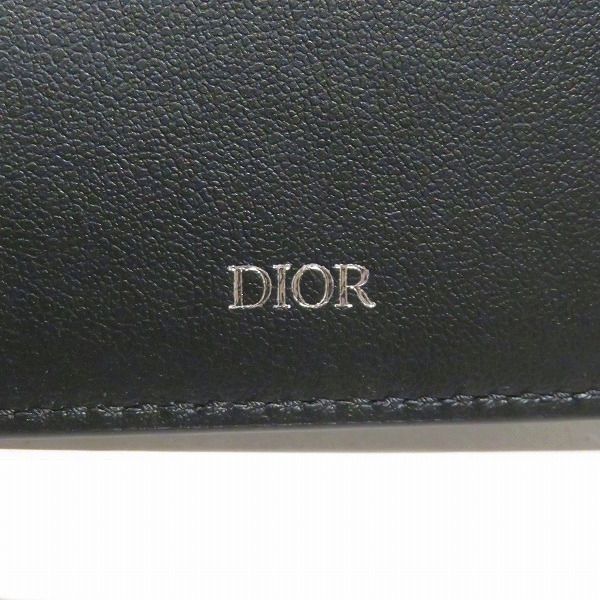 ディオール Dior オブリーク ジャガード マネークリップ 2つ折り財布