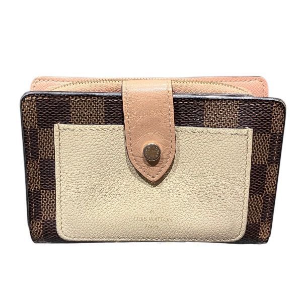 ルイヴィトン Louis Vuitton ダミエ ポルトフォイユ ジュリエット N60380 2つ折り財布 レディース