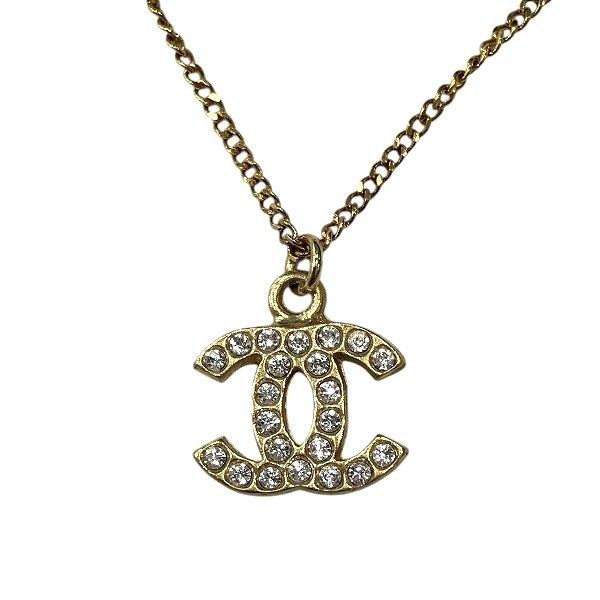 シャネル CHANEL ゴールド 05P ココマーク ラインストーン ブランド小物 ネックレス レディース
