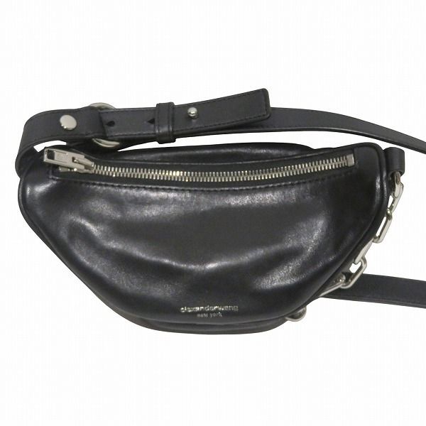 アレキサンダーワン アッティカ ファニーパック ブラック レザー バッグ ショルダーバッグ ボディバッグ ユニセックス