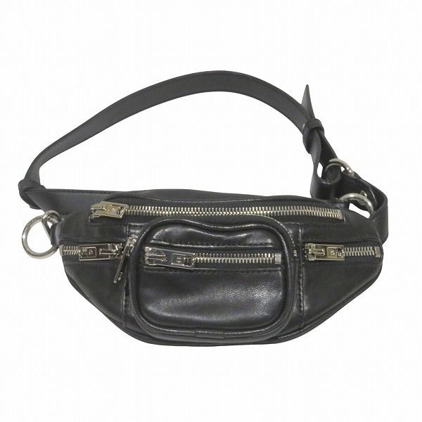 アレキサンダーワン アッティカ ファニーパック ブラック レザー バッグ ショルダーバッグ ボディバッグ ユニセックス