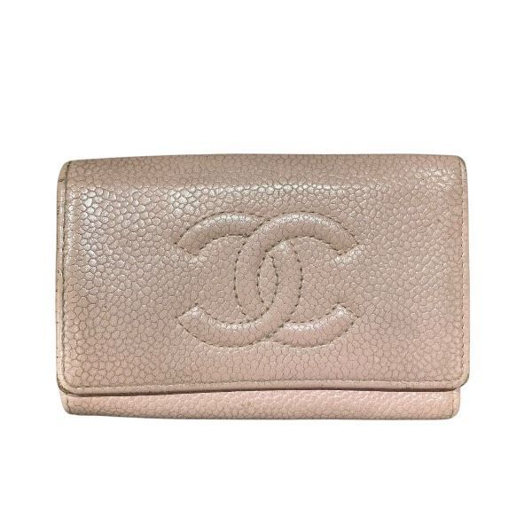 シャネル CHANEL ココマーク キャビアスキン A13502 ブランド小物 キーケース レディース