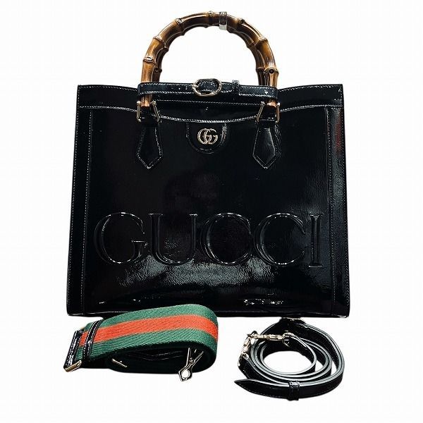グッチ GUCCI バンブー ダイアナ 678842 2WAYショルダー バッグ トートバッグ ハンドバッグ レディース