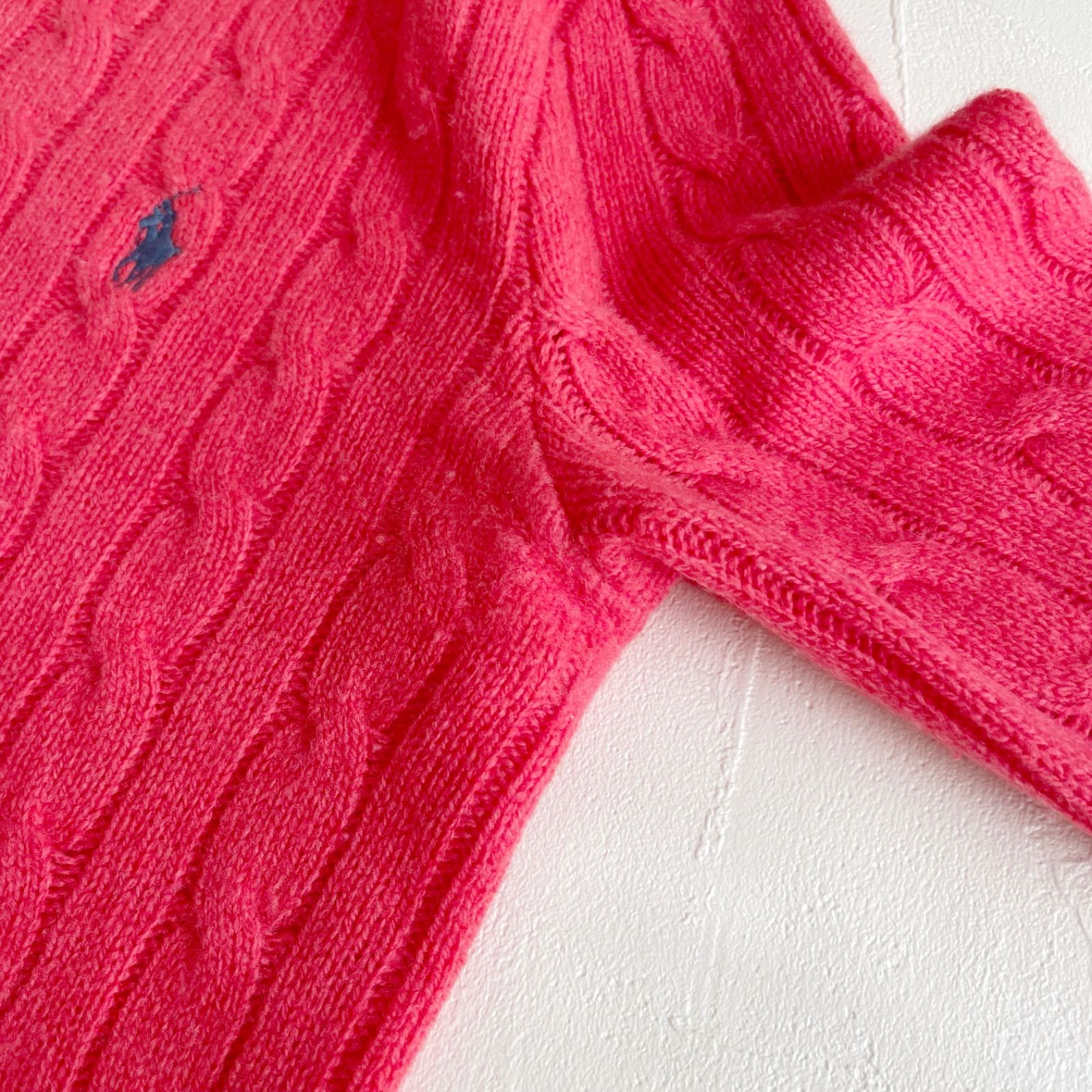 POLO RALPH LAUREN ポロ ラルフローレン カシミヤ混 ケーブル ニット
