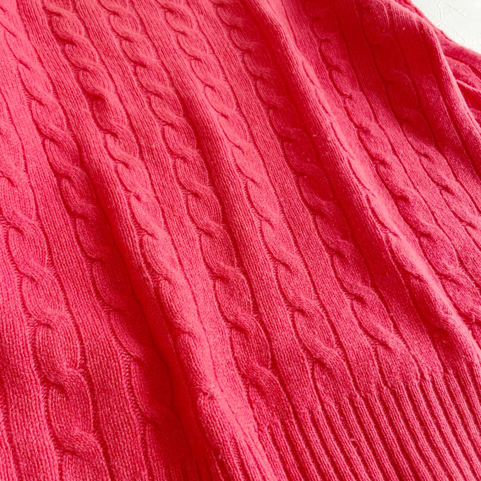 POLO RALPH LAUREN ポロ ラルフローレン カシミヤ混 ケーブル ニット