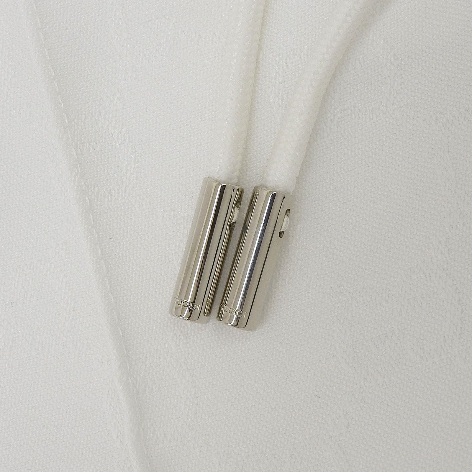  GUCCI グッチ 810515 GGジャカードパンツ 裾ZIP ウェブライン ホワイト XS イタリア製 レディース 定価275 000円 その他 パンツ