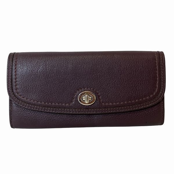 コーチ COACH F 51393 ターンロック式開閉 長財布 レディース