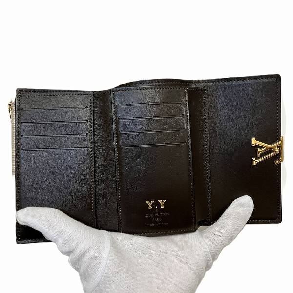 ルイヴィトン Louis Vuitton ポルトフォイユ カプシーヌ コンパクト M62159 3つ折り財布 レディース