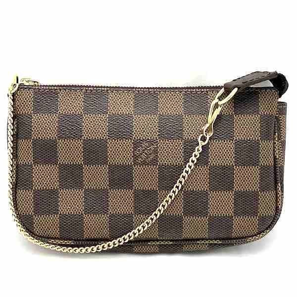 ルイヴィトン Louis Vuitton ダミエ ミニ ポシェット アクセソワール N58009 バッグ ポーチ レディース