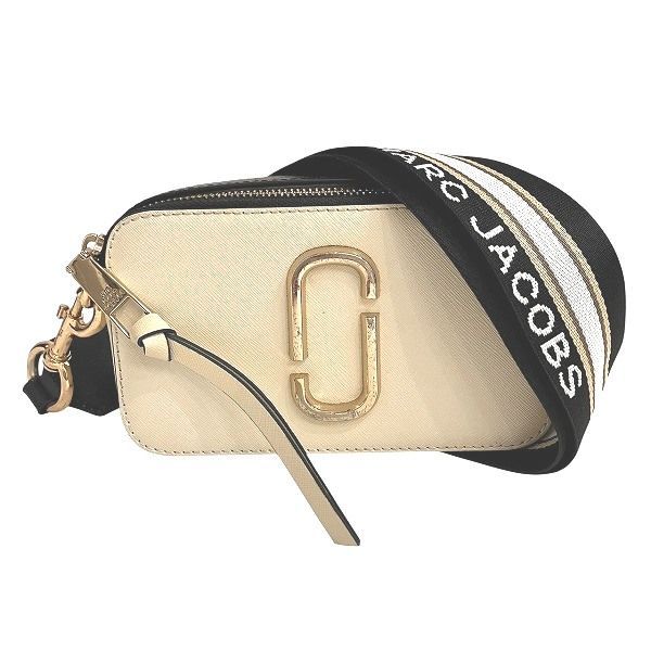 マーク ジェイコブス ブラック×アイボリー バッグ ショルダーバッグ レディース