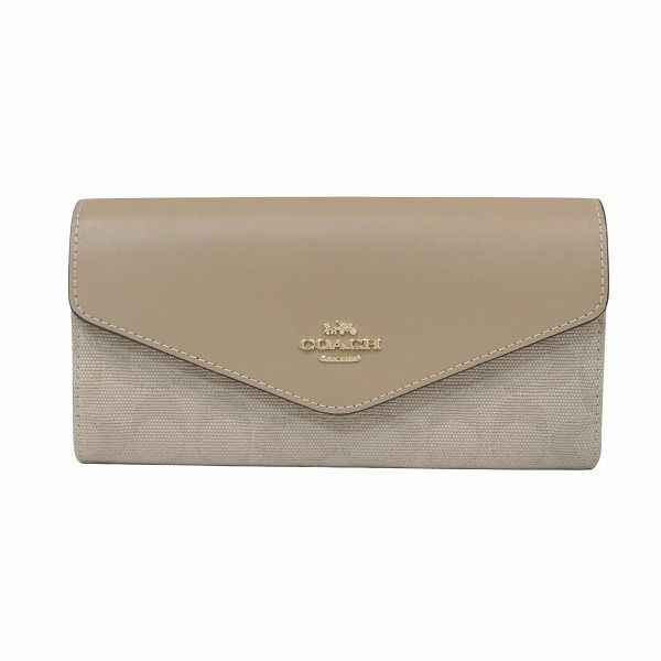 コーチ COACH シグネチャー エンベロープ ウォレット CAP 28 IMLG 6 長財布 レディース