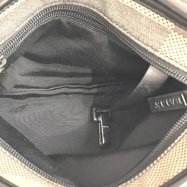 バリー キャンバス×レザー ロゴ バッグ ショルダーバッグ レディース ODELLYA_COM