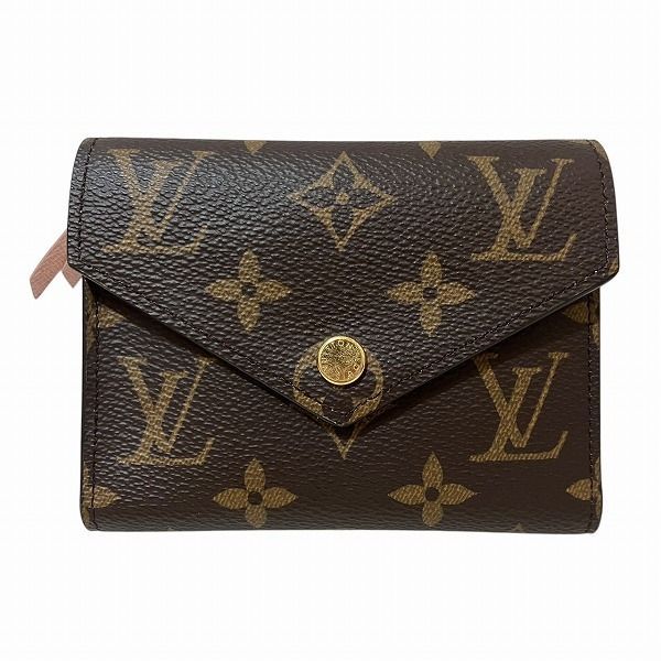 ルイヴィトン Louis Vuitton モノグラム ポルトフォイユ ヴィクトリーヌ M62472 3つ折り財布 レディース