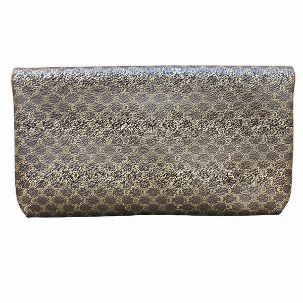 セリーヌ Celine マカダム ブラウン M90 バッグ クラッチバッグ ユニセックス