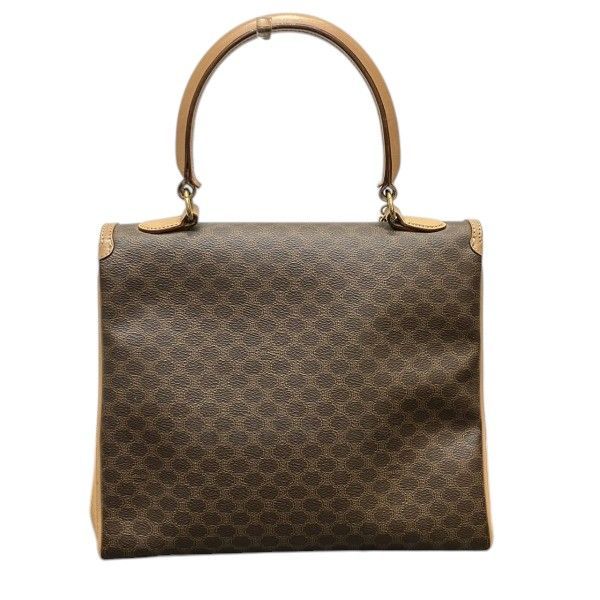 セリーヌ Celine マカダム柄 M13 ブラウン バッグ ハンドバッグ レディース