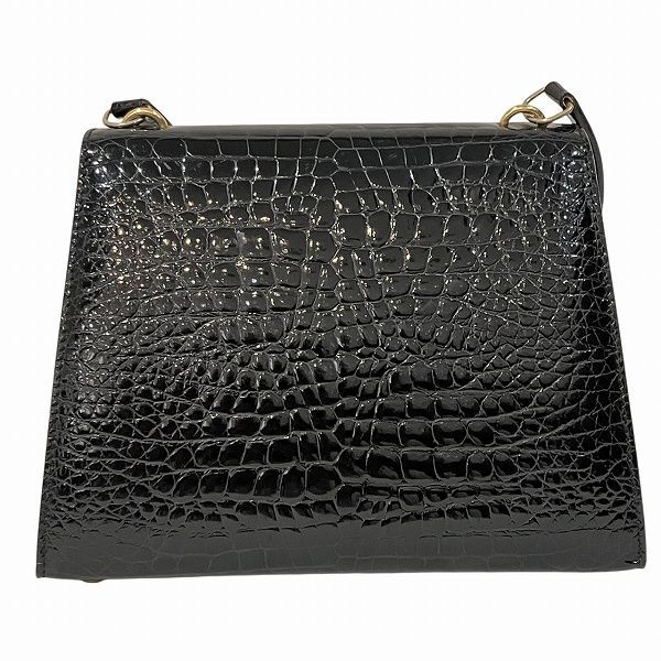 ミラショーン クロコ調 型押しレザー バッグ ショルダーバッグ レディース