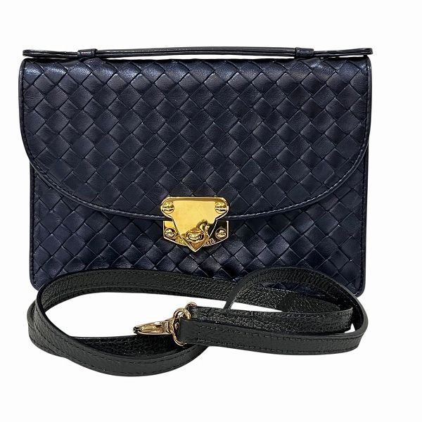 ボッテガ ヴェネタ イントレチャート レザー 2WAY バッグ ハンドバッグ ショルダーバッグ レディース