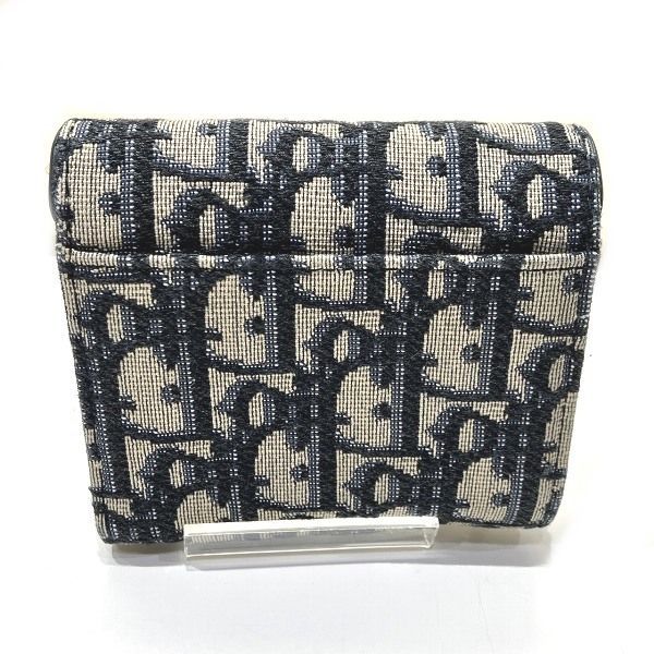 ディオール Dior トロッター サドル ロータス ウォレット 41-MA-0261 3つ折り財布 レディース