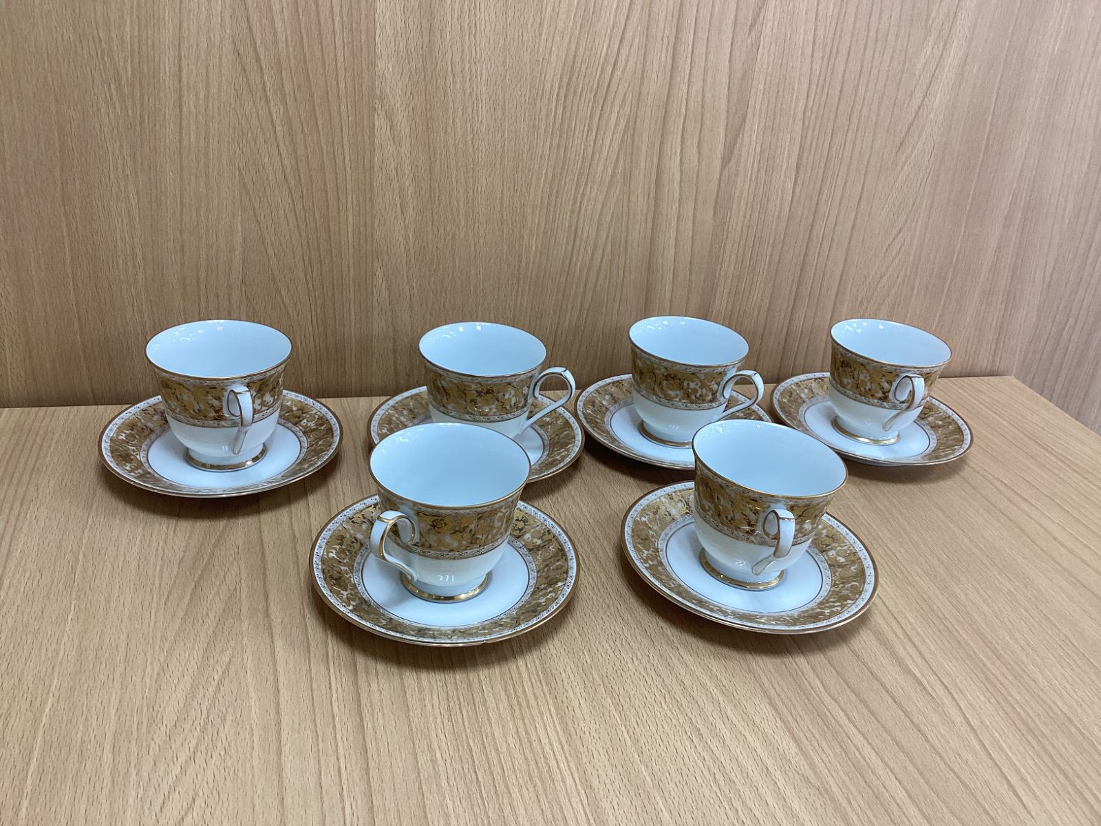I 694 ノリタケ カップ-ソーサー 6客 セット