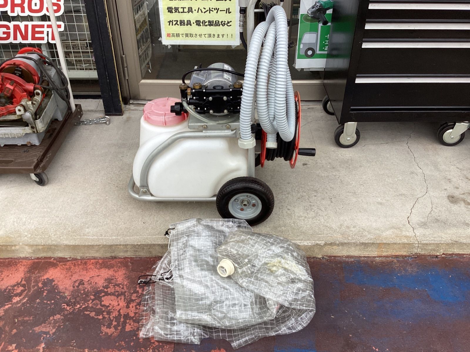 イチネンTASCO タンク付洗浄機 タンク30 L TA 351 D