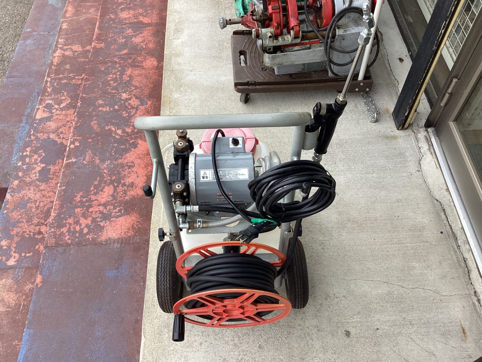  イチネンTASCO タンク付洗浄機 タンク30 L TA 351 D 電動ポンプ 電動工具 エア工具