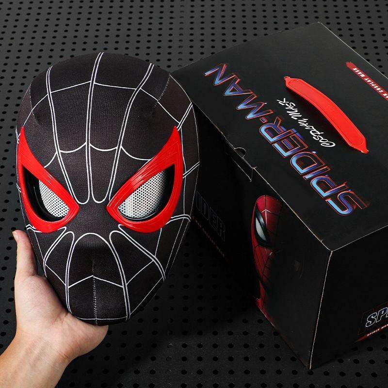 Spider-Man Mask】可動式目 スパイダーマン マスク コスチューム 子供
