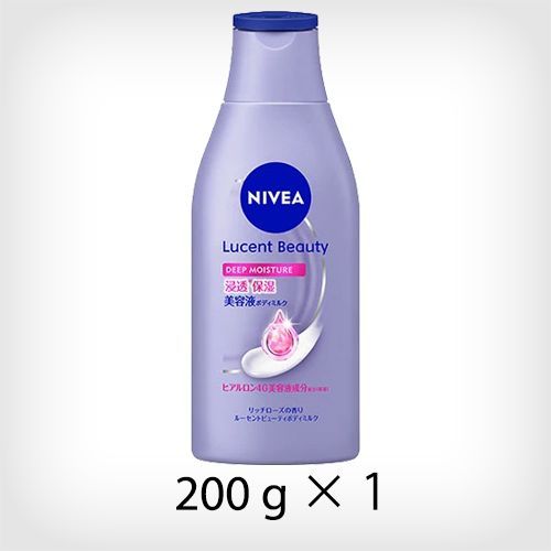【１０個セット】 花王 ニベア ルーセントビューティ ディープモイスチャー 浸透保湿美容液ボディミルク(200g)×１０個セット 花王 ニベア ルーセントビューティ ディープモイスチャー 浸透保湿美容