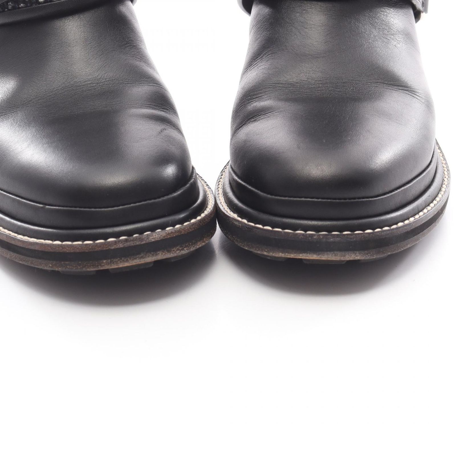  シャネル CHANEL ブーツ ココマーク G 30155 ブラック ブルー ファブリック レザー ツイード エンジニア レディース A その他 ブーツ