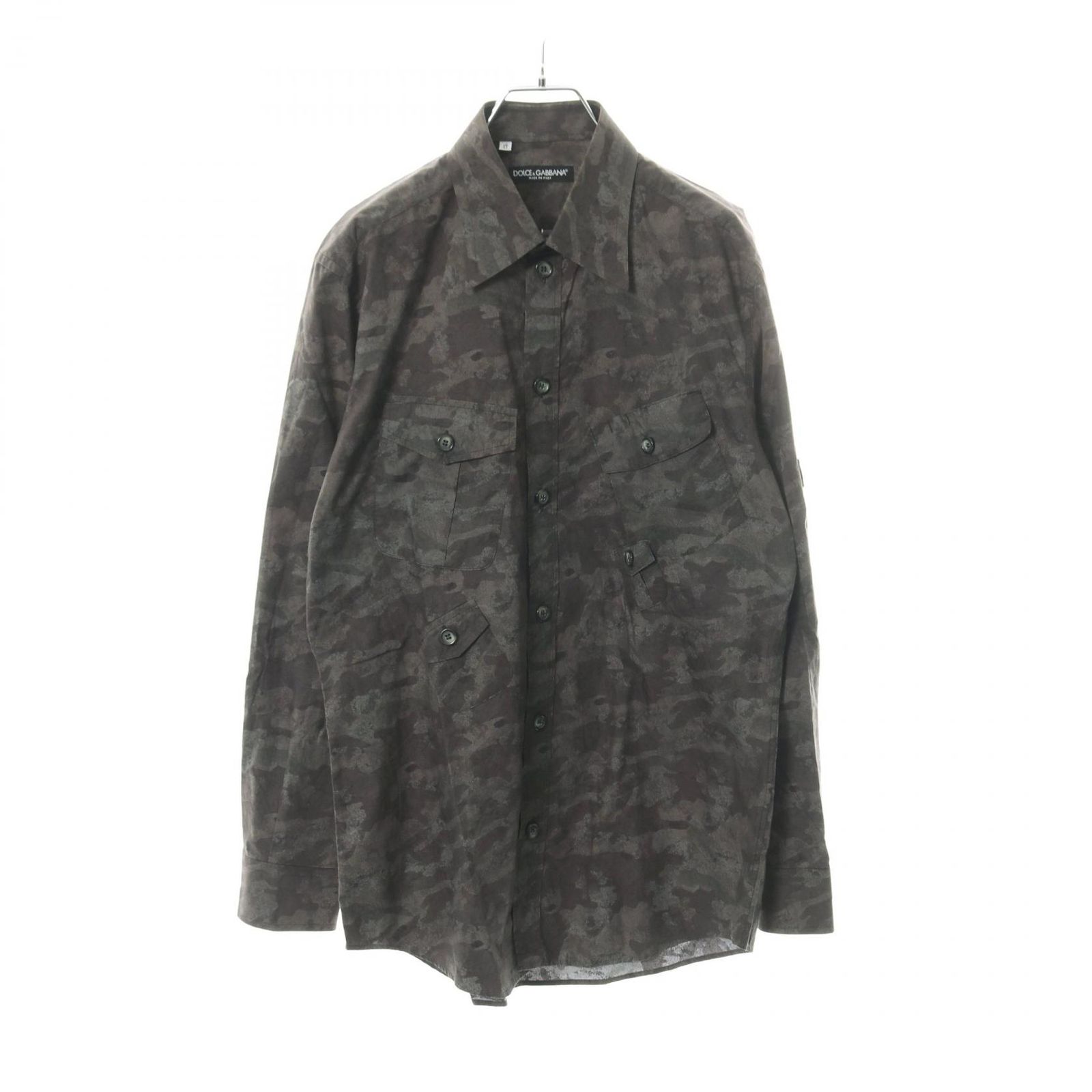 ドルチェアンドガッバーナ DOLCE - GABBANA コットン 長袖シャツ メンズ Used B