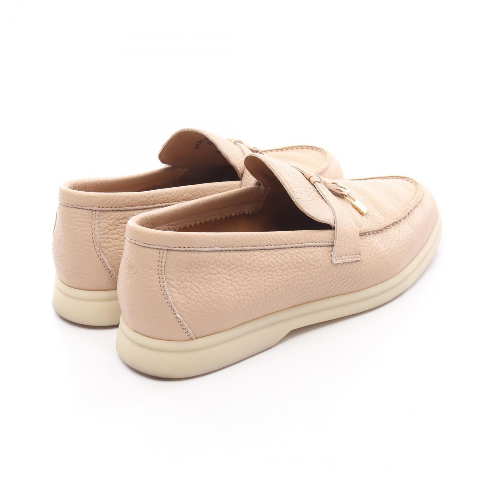 ロロピアーナ Loro Piana ローファー サマー チャーム ウォーク 053421 ベージュ レザー レディース A