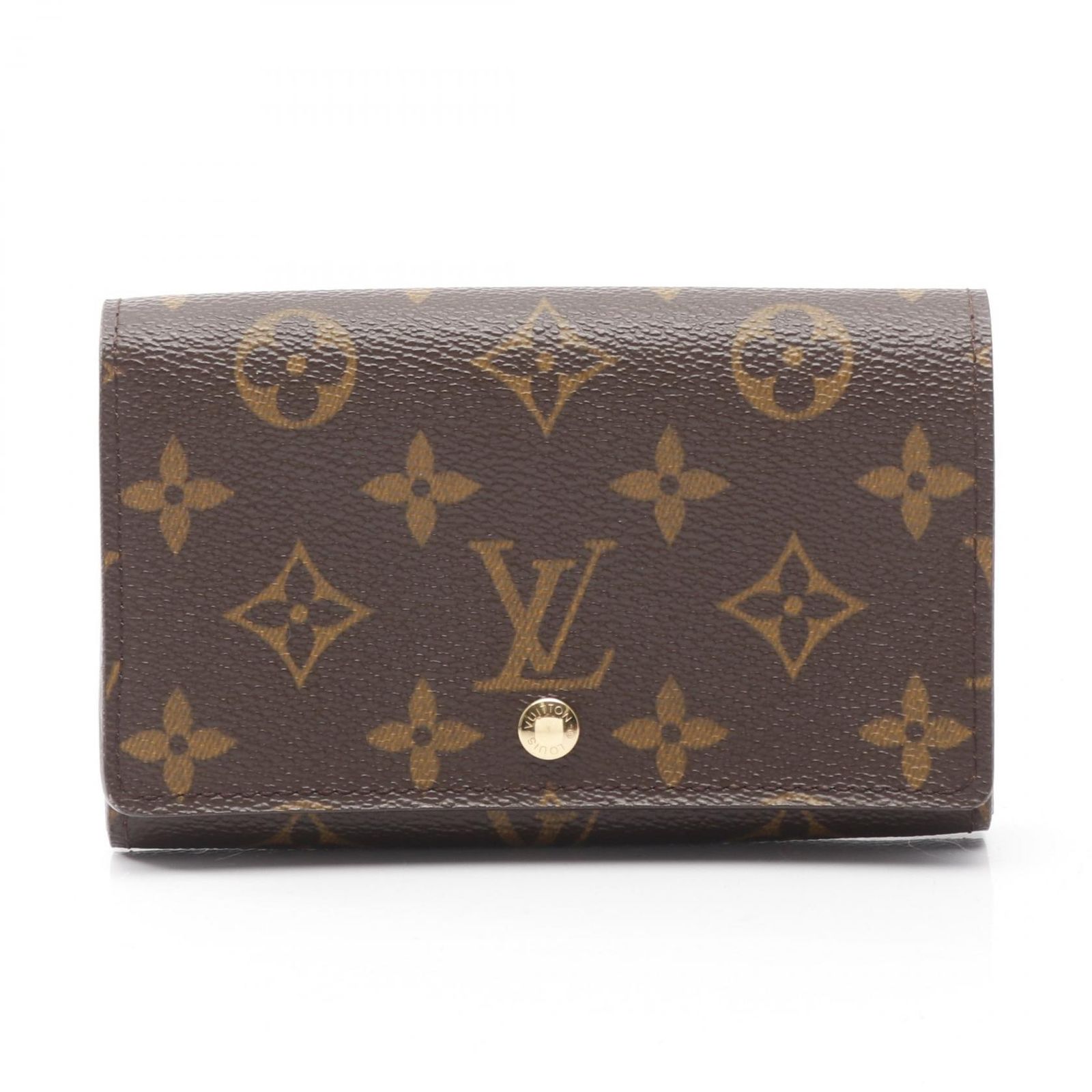 ルイ ヴィトン LOUIS VUITTON 二つ折り財布 ポルトモネ ビエ トレゾール M61730 レザー ポルトモネ ビエ トレゾール レディース Used A