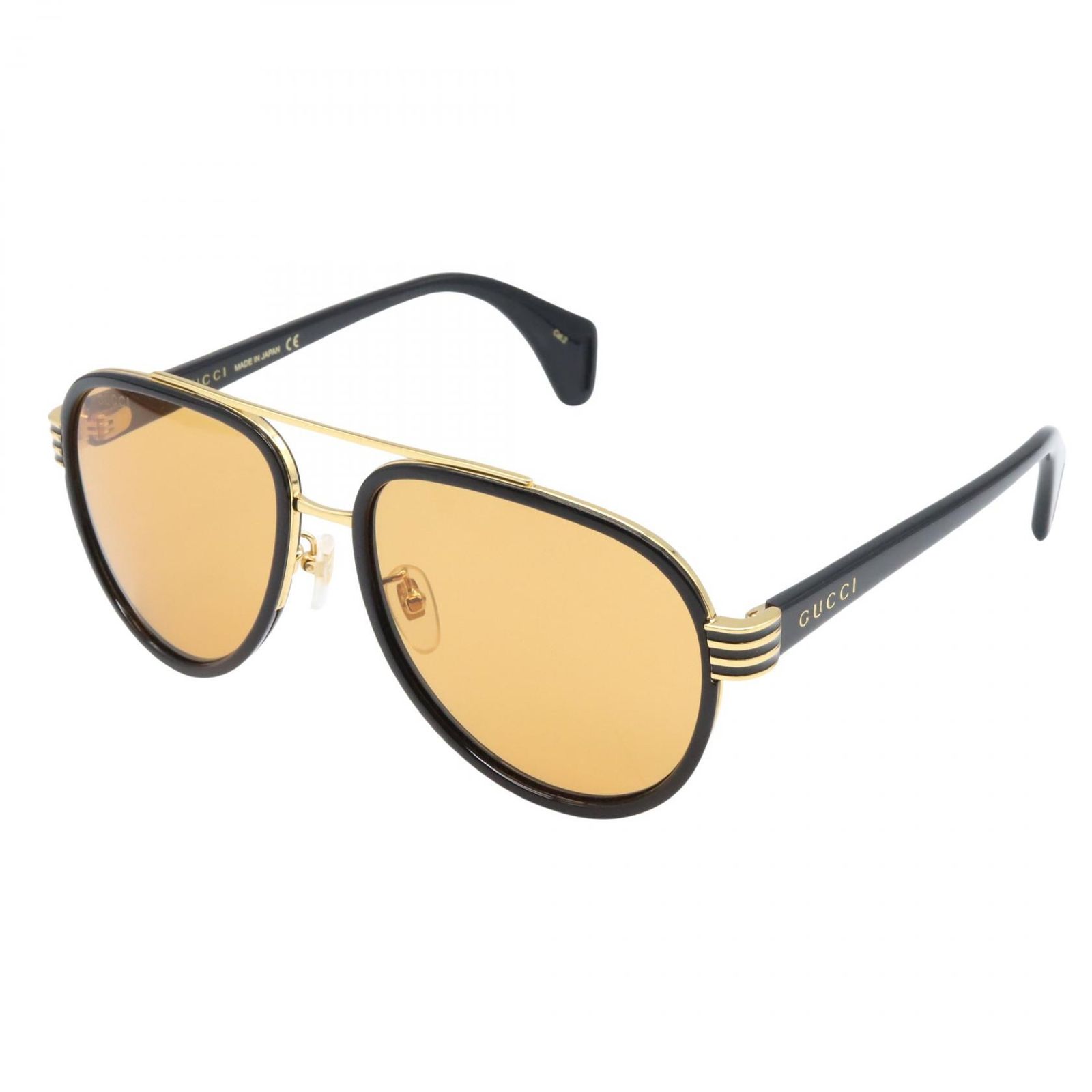 グッチ GUCCI サングラス GG 0447 S-002 ブラック ゴールド ブラウン その他 ユニセックス