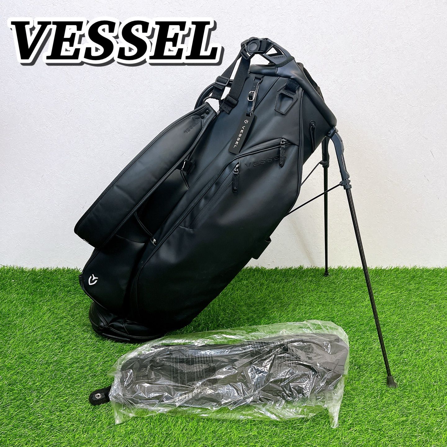 フード VESSEL ベゼル プレーヤーズスタンド 3.0 シングル スタンドキャディバッグ ゴルフバッグ Player 3.0 Stand