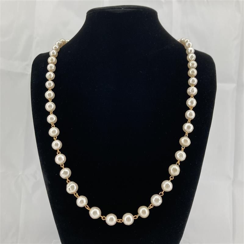 CHANEL シャネル ココマーク フェイクパール ネックレス ヴィンテージ CHANEL（シャネル）ココマーク ヴィンテージ フェイクパールネックレス