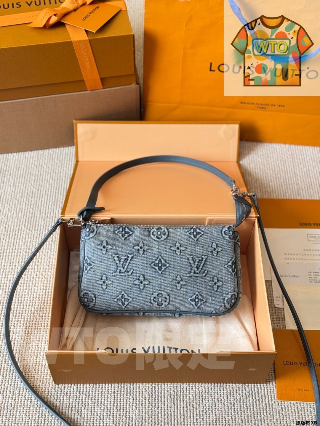 WTO通販 LV Gradient Mahjong Bag Customized - LV グラデーション マージャン バッグ -WTO輸入-UWZ23