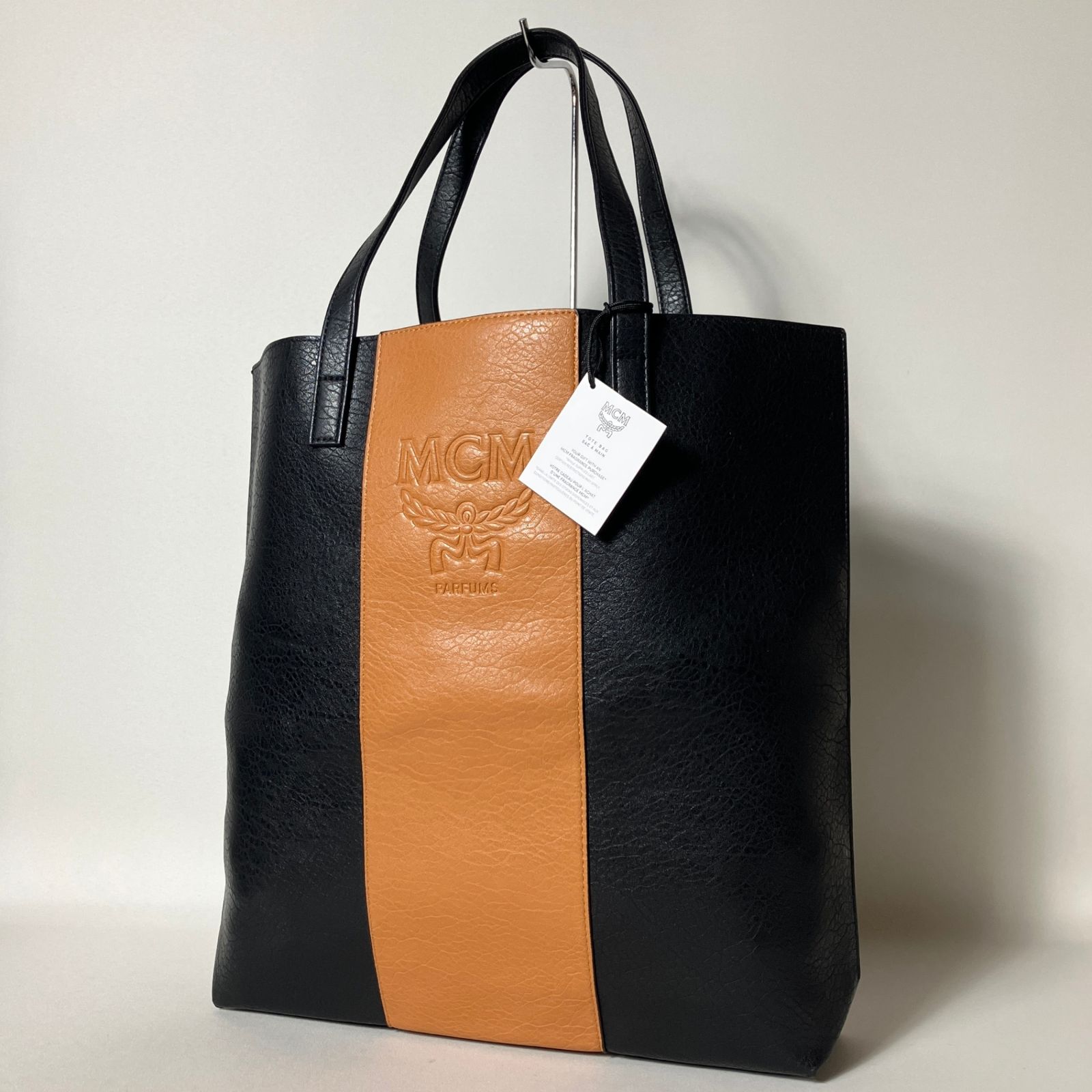 2510-274｜極美品｜エムシーエム トートバッグ レザー ブラック - メルカリ