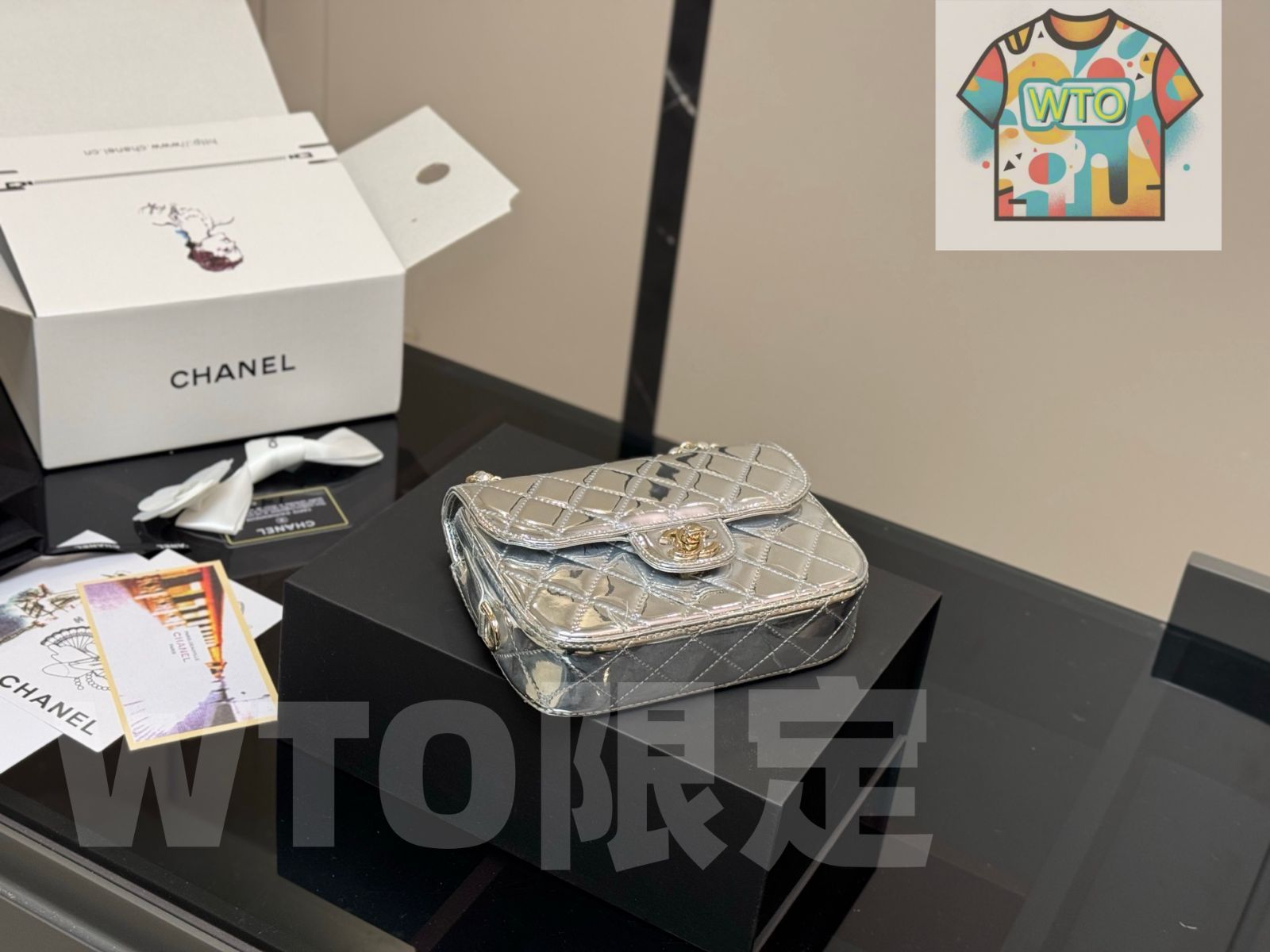 WTO通販 Chanel 24C Patent Leather Chain Bag - シャネル 24C パテントレザー チェーンバッグ1-WTO輸入-WZP12