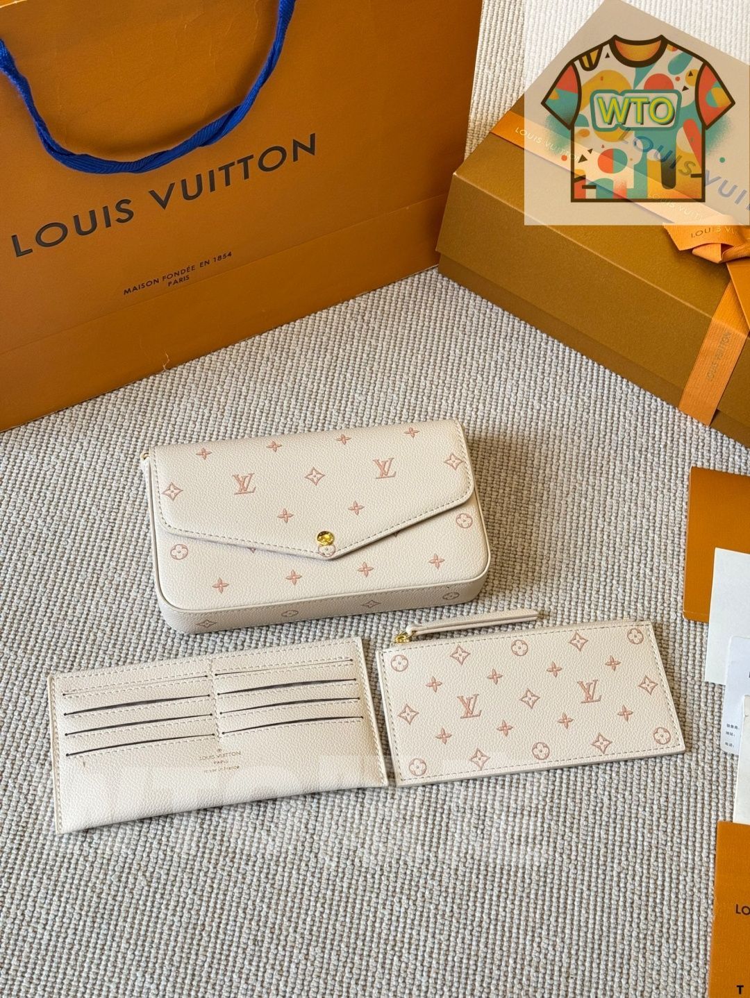 WTO通販 LV POCHETTE F LICIE 2025 Triple Set - LV ポシェット フェリシエ 2025 トリプルセット-WTO輸入-KOZ49