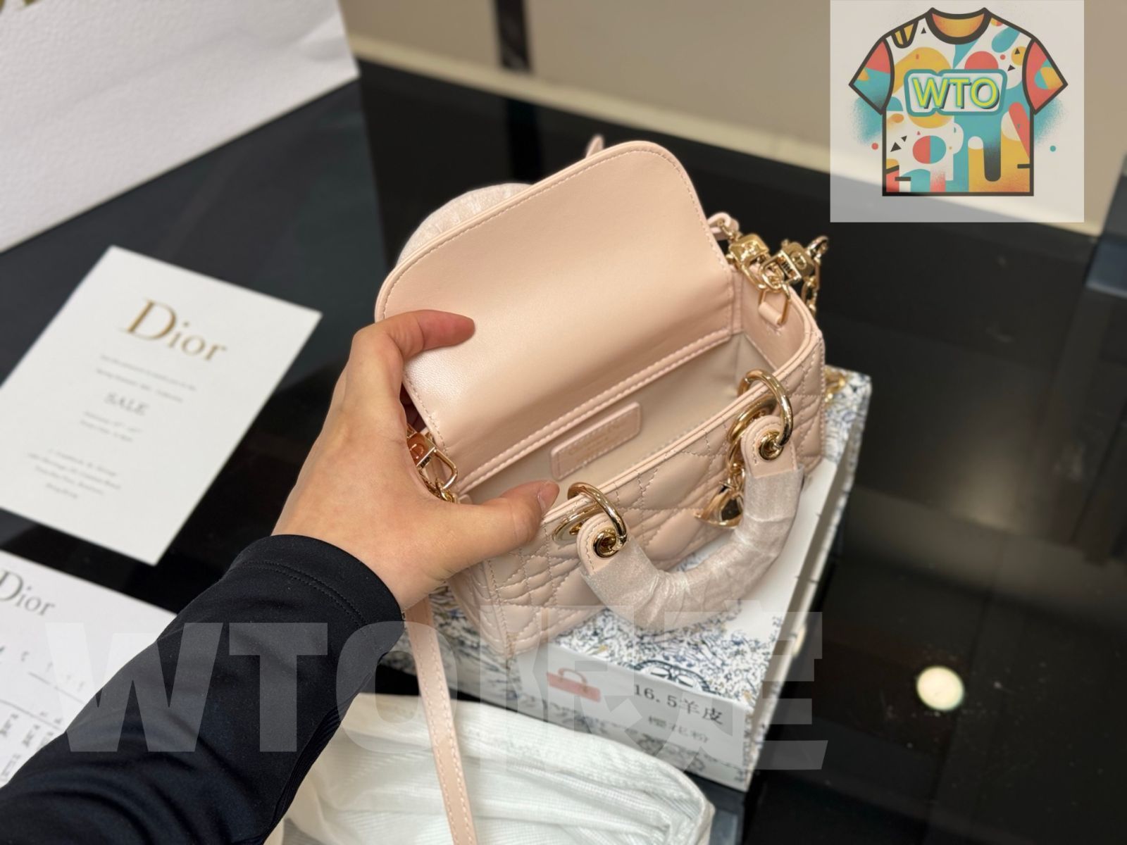 WTO通販 Dior Lady Lambskin Horizontal Lady Dior Bag - ディオール レディー ラムスキン ホリゾンタル レディー バッグ-WTO輸入-QBV18 GINKGOPHARMACY_COM