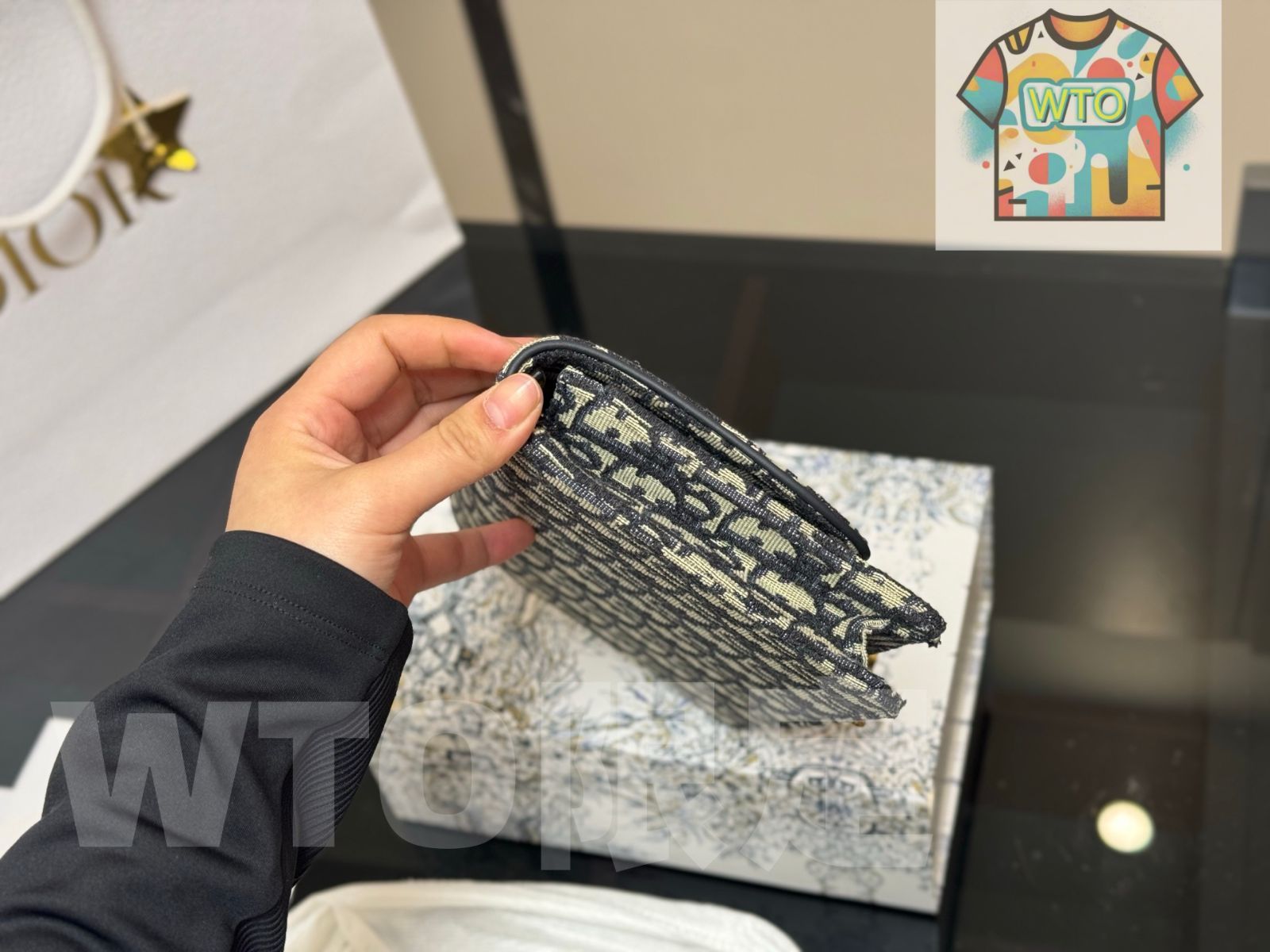  WTO通販 Dior Monogram Chain Wallet On Bag - ディオール モノグラム チェーン WOC バッグ-WTO輸入-ZFS 66 ショルダーバッグ ショルダーバッグ